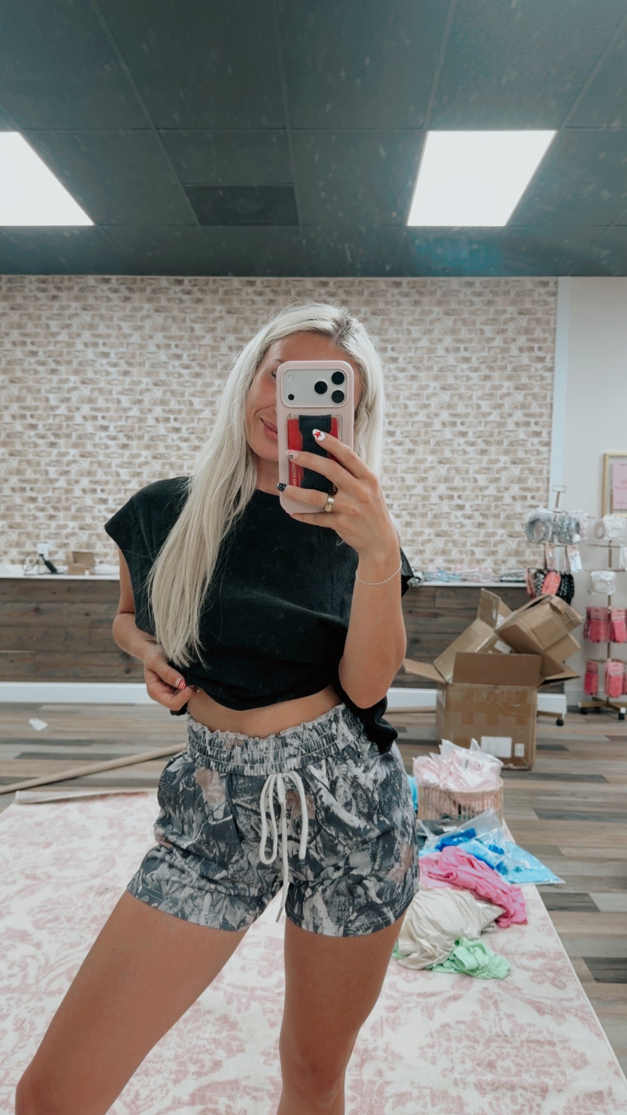 camo lounge shorts