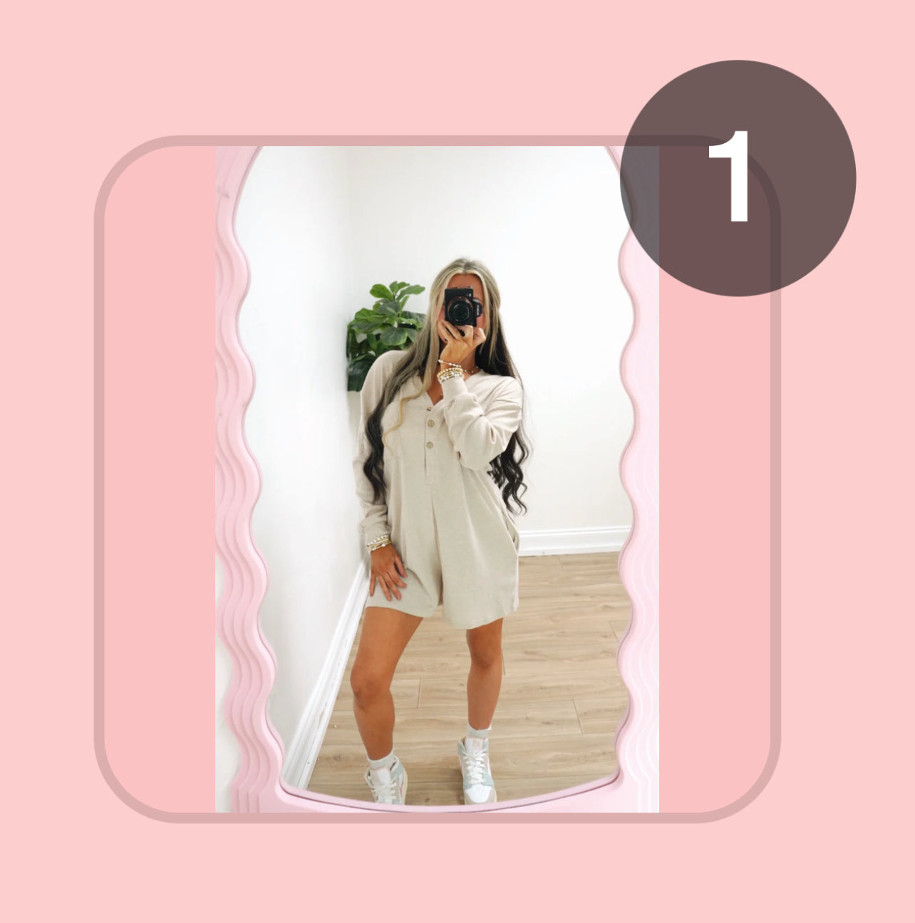 small oatmeal romper