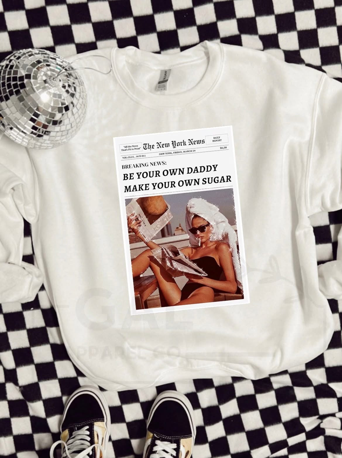 be your own daddy, make your own sugar graphic