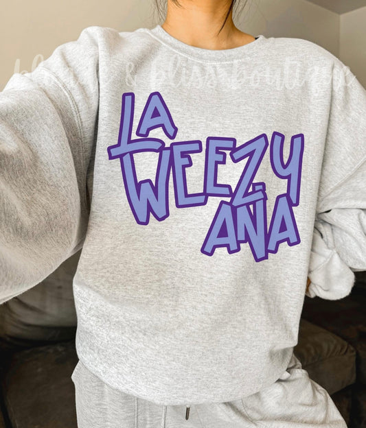 la weezy ana crewneck