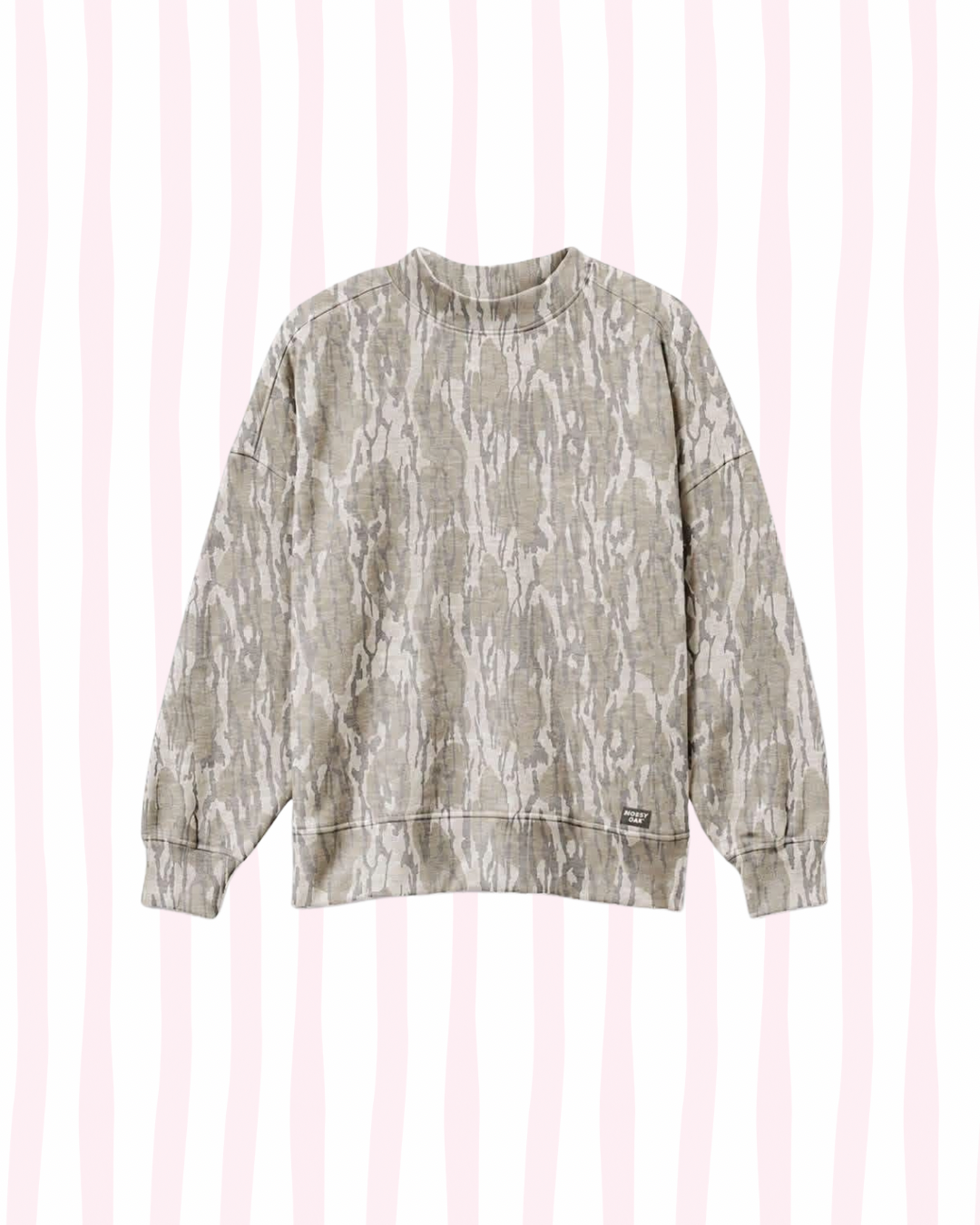 MOSSY OAK MOCK NECK PREORDER PLAIN