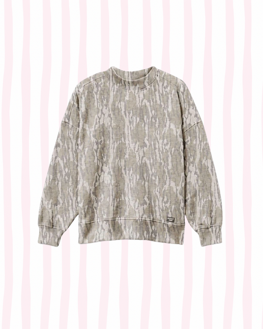MOSSY OAK MOCK NECK PREORDER PLAIN