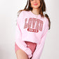 John 3:16 crewneck on pink
