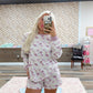 CAMO WAFFLE KNIT SET