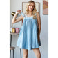 Woven Mini Flair Overall Dress