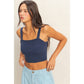 Ribbed Cropped Tank Top