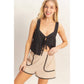 Sleeveless Tie-Front Top
