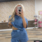 two piece set (two tone blue / green and blue)