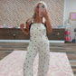 Relaxed Barrel Polka Dot Overalls