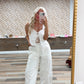 Sleeveless Tie-Front Top