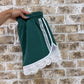 lace trim activewear shorts - pink, green + navy!
