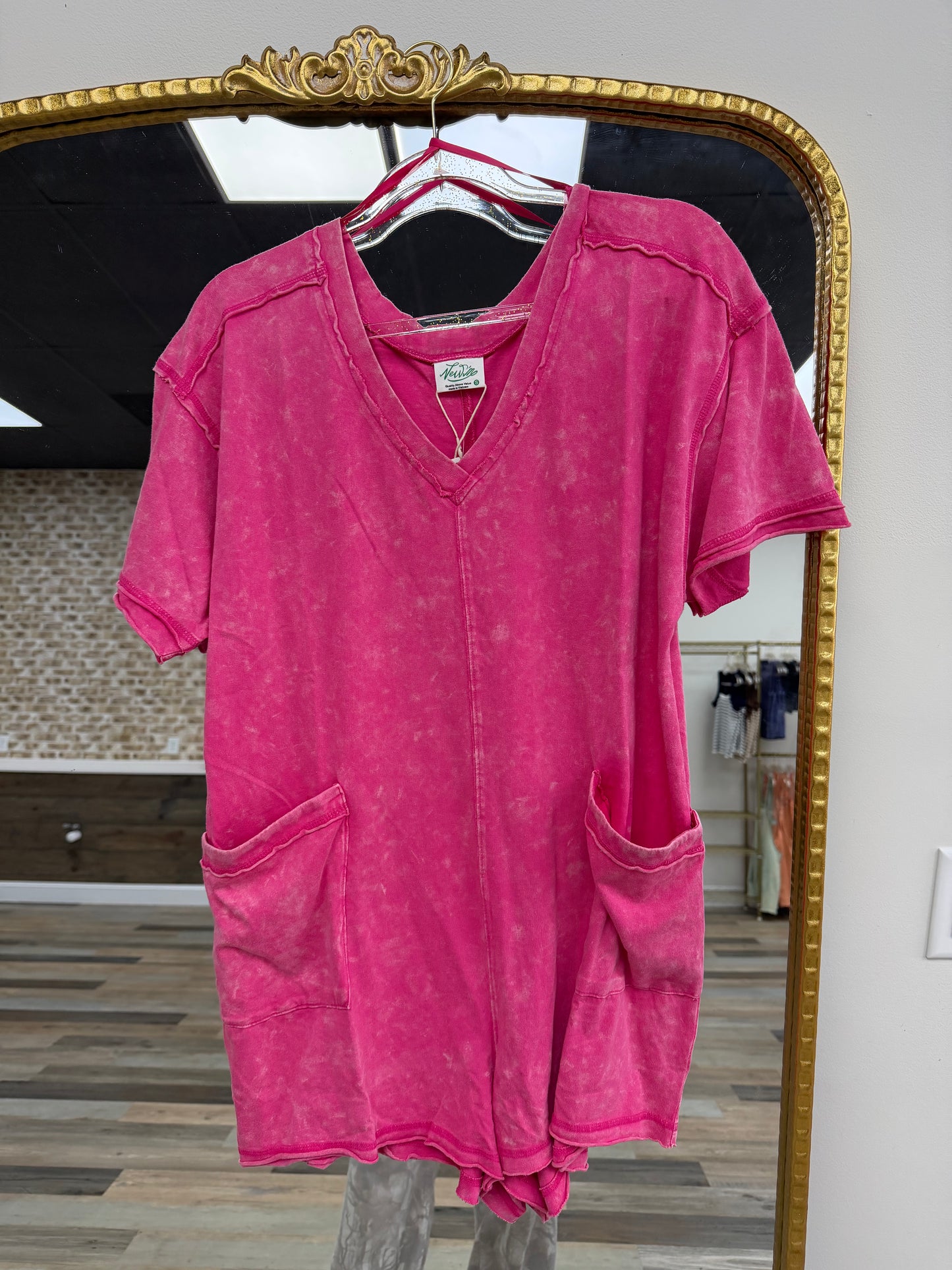 oversized boxy rompers
