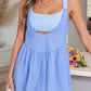 gingham romper dress PREORDER