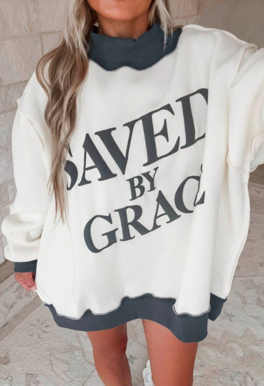 SAVED BY GRACE SWEATSHIRT PREORDER