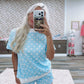 POLKA DOT MOCK NECK SETS (PINK, BLUE, YELLOW