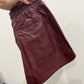 FAUX LEATHER SHORTS