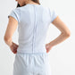 Ridge Raglan Ribbed Baby Tee