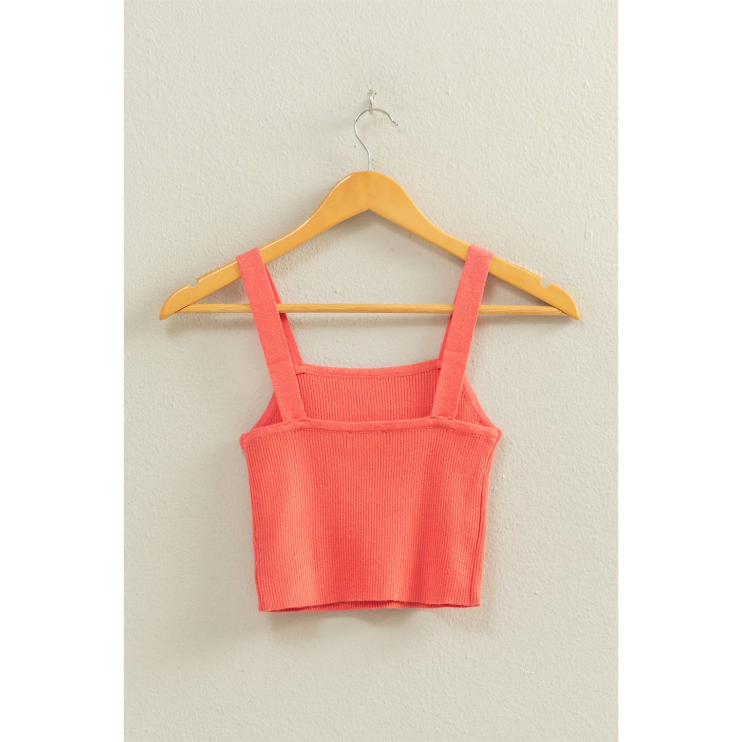 Ribbed Cropped Tank Top